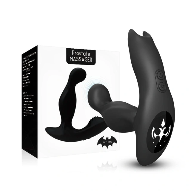 Masażer Prostaty Bat King Black B - Series Joy Czarny | 100% ORYGINAŁ| DYSKRETNA PRZESYŁKA